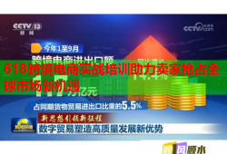 618跨境電商實(shí)戰(zhàn)培訓(xùn)助力賣家搶占全球市場(chǎng)新機(jī)遇