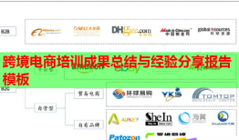 跨境電商培訓成果總結與經(jīng)驗分享報告模板