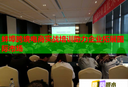 蚌埠跨境電商實(shí)戰(zhàn)培訓(xùn)助力企業(yè)拓展國際市場
