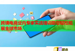 跨境電商業(yè)內(nèi)專家實戰(zhàn)培訓(xùn)助您輕松拓展全球市場