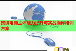 跨境電商主體能力提升與實戰(zhàn)操作培訓(xùn)方案