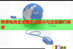 跨境電商全流程實戰(zhàn)培訓(xùn)與運營技巧精講