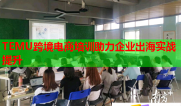 TEMU跨境電商培訓(xùn)助力企業(yè)出海實(shí)戰(zhàn)提升