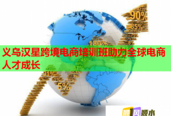 義烏漢星跨境電商培訓(xùn)班助力全球電商人才成長