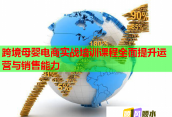 跨境母嬰電商實(shí)戰(zhàn)培訓(xùn)課程全面提升運(yùn)營(yíng)與銷售能力